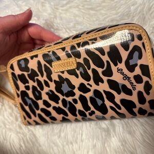 New Consuela Leopard Wallet Wristlet